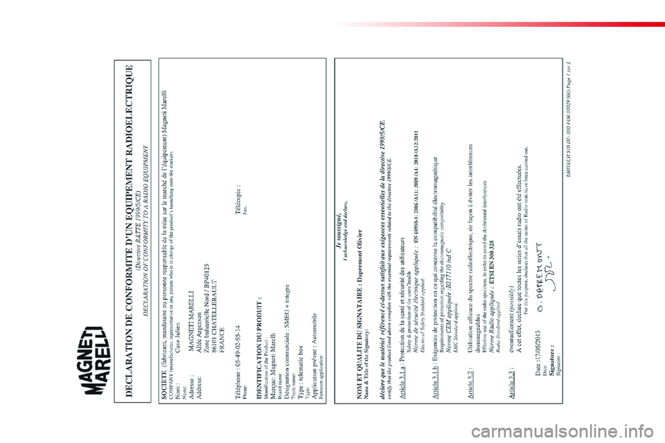CITROEN C4 CACTUS 2015  Ghiduri De Utilizare (in Romanian) C4-cactus_ro_Chap13_index-alpha_ed02-2014  