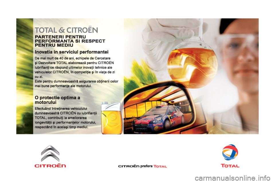 CITROEN DS5 HYBRID 2013  Ghiduri De Utilizare (in Romanian)  TOTAL & CITROËN  