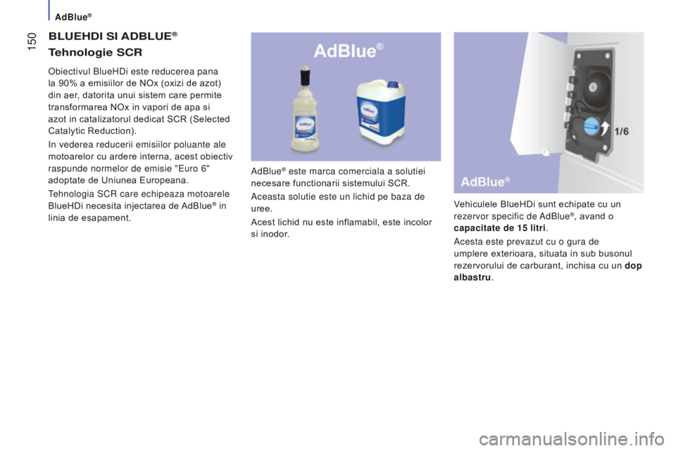 CITROEN JUMPER 2017 Ghiduri De Utilizare (in Romanian) AdBlue®
150
Jumper_ro_Chap07_Verifications_ed01-2016
BLueHdI SI AdB L ue®
AdBlue® este marca comerciala a solutiei
necesare functionarii sistemului SCR.
Aceasta solutie este un lichid pe baza de CITROEN JUMPER 2017 Ghiduri De Utilizare (in Romanian) AdBlue®
150
Jumper_ro_Chap07_Verifications_ed01-2016
BLueHdI SI AdB L ue®
AdBlue® este marca comerciala a solutiei
necesare functionarii sistemului SCR.
Aceasta solutie este un lichid pe baza de