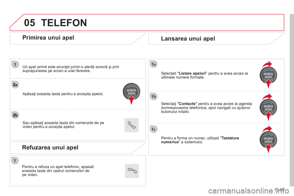 CITROEN JUMPER 2015 Ghiduri De Utilizare (in Romanian) 05
10.59
JUMPER-PAPIER_RO_CHAP10B_AUTORADIO_FIAT-4_ED01-2014
Primirea unui apel
Un apel primit este anunţat printr-o alertă sonoră şi prin suprapunerea pe ecran a unei ferestre.
Apă CITROEN JUMPER 2015 Ghiduri De Utilizare (in Romanian) 05
10.59
JUMPER-PAPIER_RO_CHAP10B_AUTORADIO_FIAT-4_ED01-2014
Primirea unui apel
Un apel primit este anunţat printr-o alertă sonoră şi prin suprapunerea pe ecran a unei ferestre.
Apă
