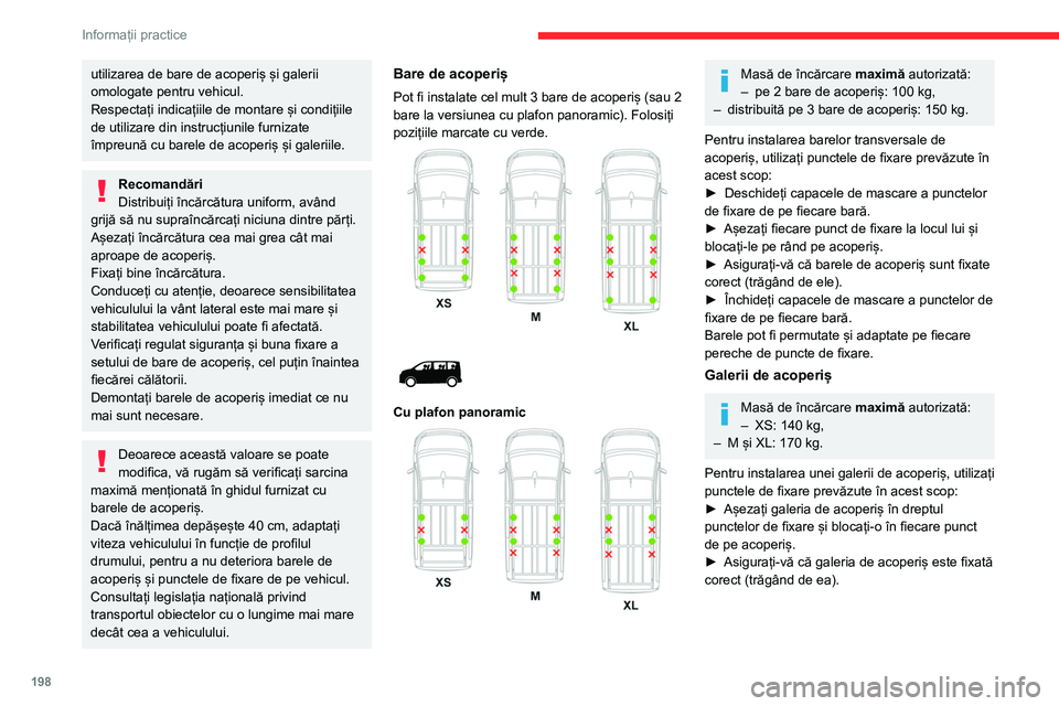 CITROEN JUMPER SPACETOURER 2021 Ghiduri De Utilizare (in Romanian) 198
Informații practice
Capotă
Stop & Start
Înainte de orice intervenție sub capota
motorului, trebuie să decuplați contactul
pentru a evita orice risc de rănire generat de
o trecere automat CITROEN JUMPER SPACETOURER 2021 Ghiduri De Utilizare (in Romanian) 198
Informații practice
Capotă
Stop & Start
Înainte de orice intervenție sub capota
motorului, trebuie să decuplați contactul
pentru a evita orice risc de rănire generat de
o trecere automat