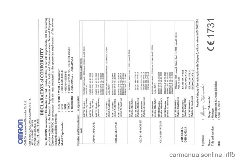 CITROEN C4 AIRCROSS 2016 Upute Za Rukovanje (in Croatian) 353
C4-aircross_hr_Chap12_certificats_ed01-2014 CITROEN C4 AIRCROSS 2016 Upute Za Rukovanje (in Croatian) 353
C4-aircross_hr_Chap12_certificats_ed01-2014