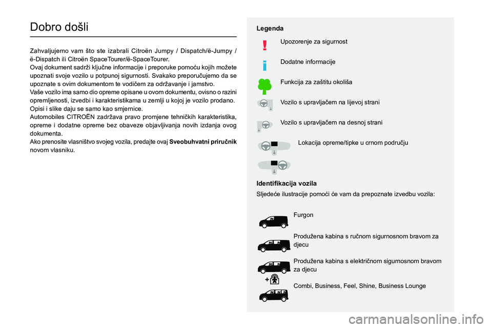 CITROEN JUMPER SPACETOURER 2021 Upute Za Rukovanje (in Croatian)
Dobro do CITROEN JUMPER SPACETOURER 2021 Upute Za Rukovanje (in Croatian)
Dobro do