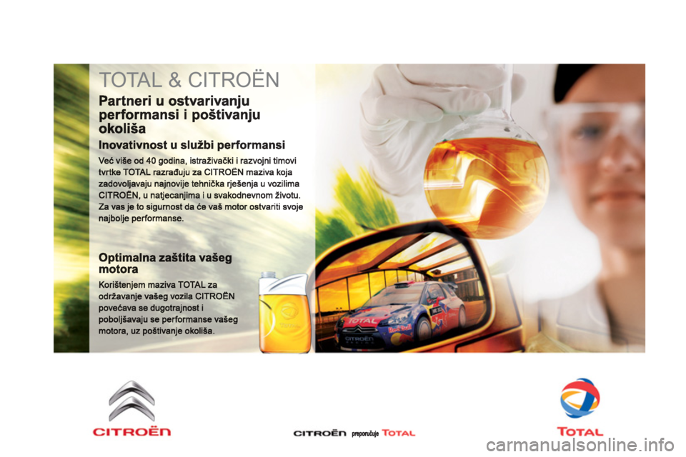 CITROEN DS3 2013  Upute Za Rukovanje (in Croatian)   TOTAL & CITROËN  