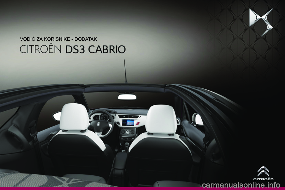 CITROEN DS3 CABRIO 2015  Upute Za Rukovanje (in Croatian)   VODIČ ZA KORISNIKE - DODATAK  