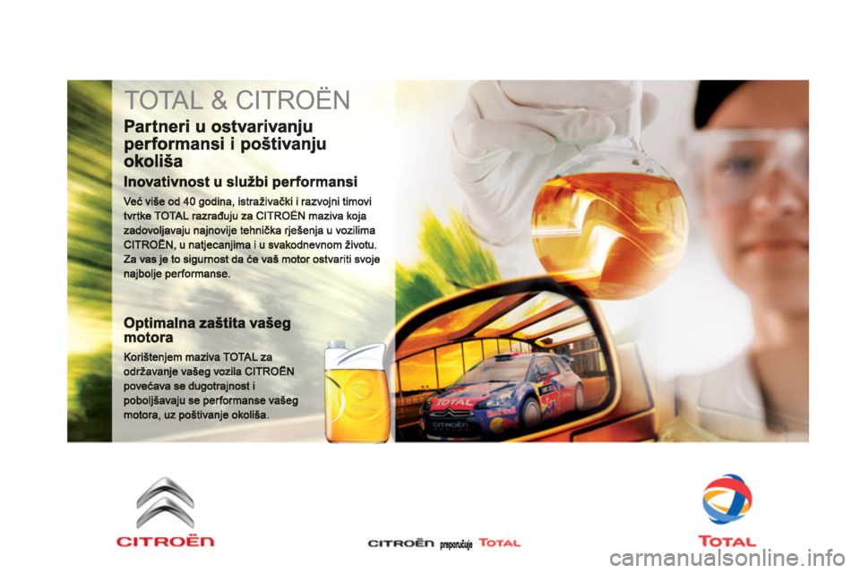CITROEN DS5 2013  Upute Za Rukovanje (in Croatian)   TOTAL & CITROËN  