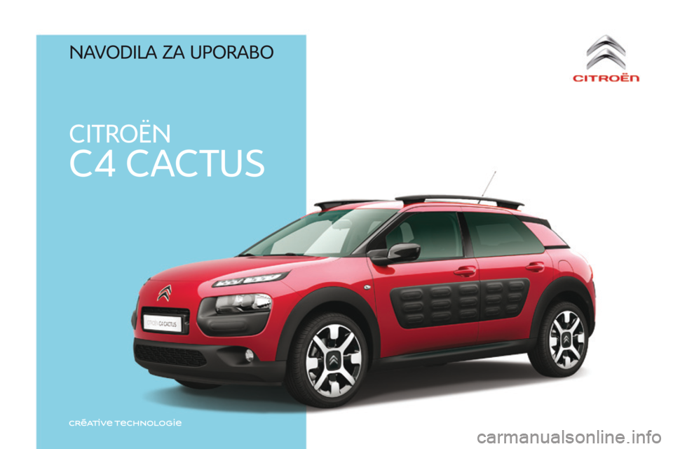 CITROEN C4 CACTUS 2018  Navodila Za Uporabo (in Slovenian) 