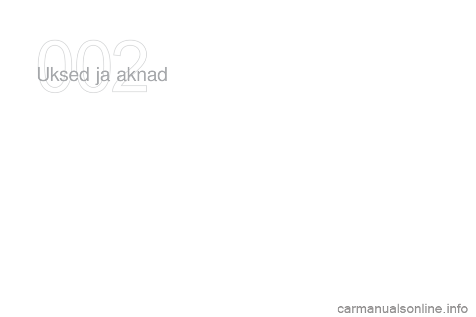 CITROEN DS3 CABRIO 2016  Kasutusjuhend (in Estonian) DS3_et_Chap02_ouvertures_ed01-2015
Uksed ja aknad   