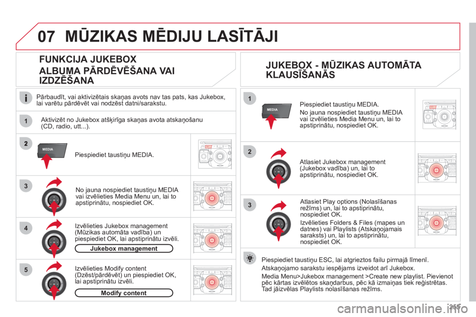 CITROEN C5 2012 Lietošanas Instrukcija (in Latvian) 255
07
1
4
1
2
2ABC3DEF5JKL4GHI6MNO8TUV7PQRS9WXYZ0*#
1RADIO MEDIANAV ESC TRAFFIC
SETUPADDR
BOOK
3
2ABC3DEF5JKL4GHI6MNO8TUV7PQRS9WXYZ0*#
1RADIO MEDIANAV ESC TRAFFIC
SETUPADDR
BOOK
RADIONAV ESC TRAFFICR CITROEN C5 2012 Lietošanas Instrukcija (in Latvian) 255
07
1
4
1
2
2ABC3DEF5JKL4GHI6MNO8TUV7PQRS9WXYZ0*#
1RADIO MEDIANAV ESC TRAFFIC
SETUPADDR
BOOK
3
2ABC3DEF5JKL4GHI6MNO8TUV7PQRS9WXYZ0*#
1RADIO MEDIANAV ESC TRAFFIC
SETUPADDR
BOOK
RADIONAV ESC TRAFFICR