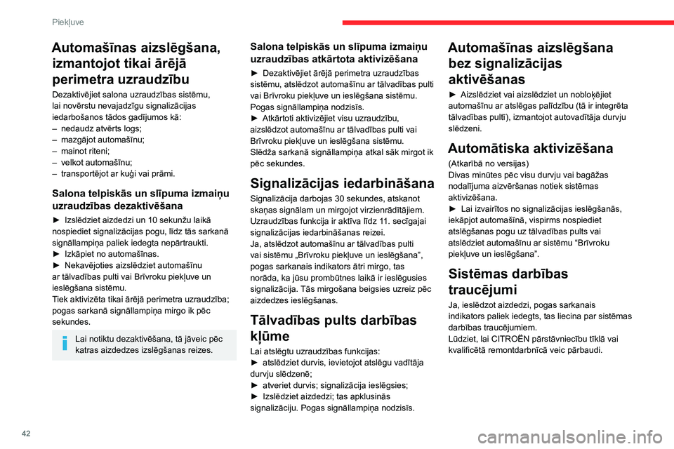 CITROEN C5 AIRCROSS 2022 Lietošanas Instrukcija (in Latvian) 42
Piekļuve
Elektriski vadāmi logi
1.Priekšējais kreisais
2. Priekšējais labais
3. Aizmugurējais labais
4. Aizmugurējais kreisais
5. Pie aizmugurējiem sēdekļiem esošo elektriski
vadāmo CITROEN C5 AIRCROSS 2022 Lietošanas Instrukcija (in Latvian) 42
Piekļuve
Elektriski vadāmi logi
1.Priekšējais kreisais
2. Priekšējais labais
3. Aizmugurējais labais
4. Aizmugurējais kreisais
5. Pie aizmugurējiem sēdekļiem esošo elektriski
vadāmo