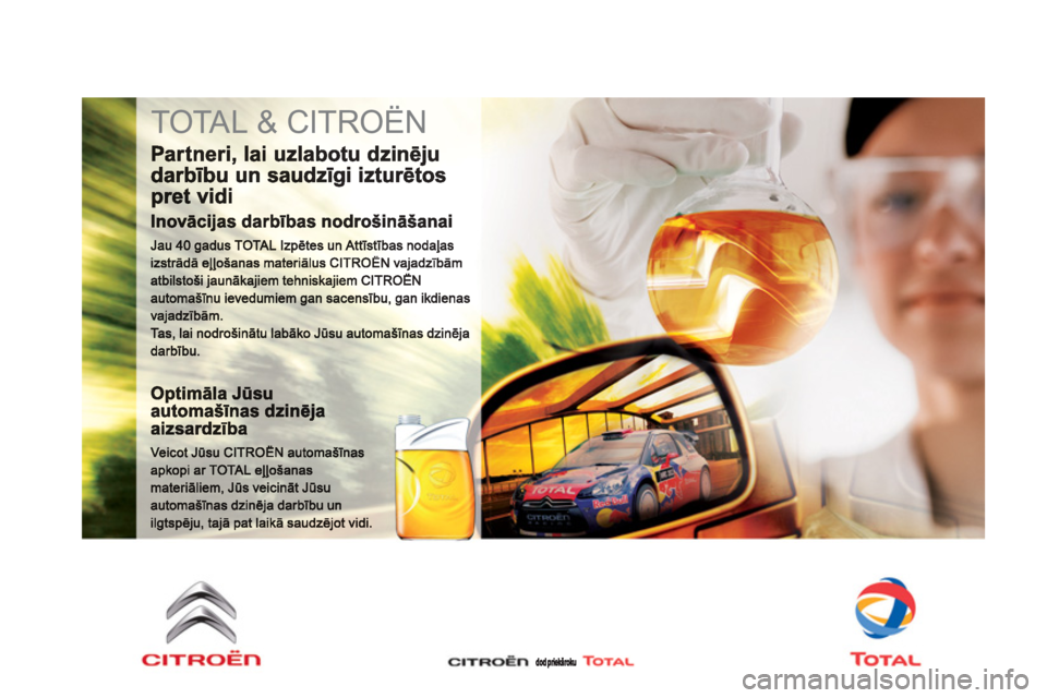 CITROEN DS5 2013  Lietošanas Instrukcija (in Latvian)   TOTAL & CITROËN  