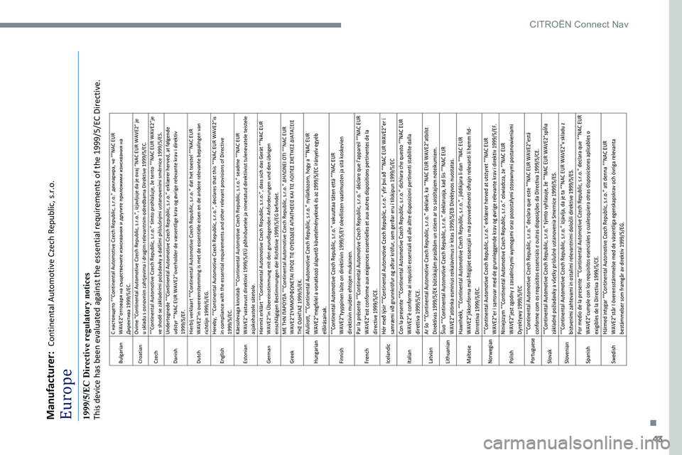 CITROEN JUMPER SPACETOURER 2017 Lietošanas Instrukcija (in Latvian) 43
.
CIT CITROEN JUMPER SPACETOURER 2017 Lietošanas Instrukcija (in Latvian) 43
.
CIT