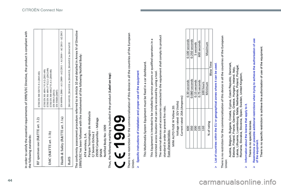 CITROEN JUMPER SPACETOURER 2017 Lietošanas Instrukcija (in Latvian) 44
CIT CITROEN JUMPER SPACETOURER 2017 Lietošanas Instrukcija (in Latvian) 44
CIT