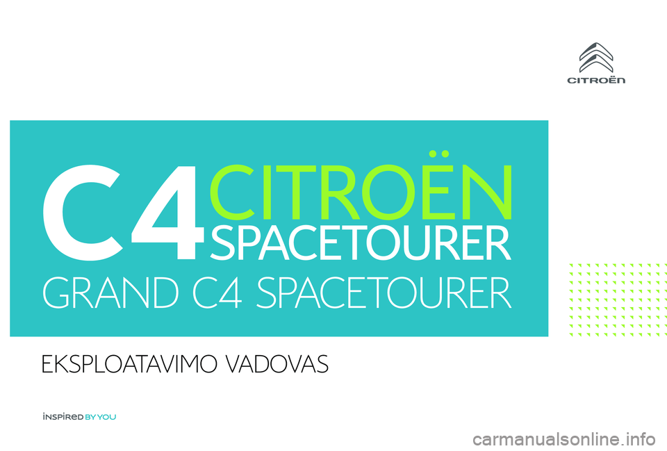 CITROEN C4 SPACETOURER 2021  Eksploatavimo vadovas (in Lithuanian) 
