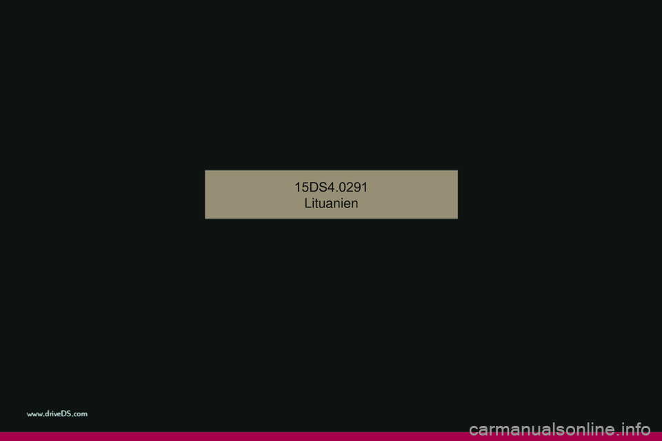 CITROEN DS4 2015  Eksploatavimo vadovas (in Lithuanian) DS4_lt_Chap14_couv-fin_ed02-2015
15DS4.0291Lituanien 