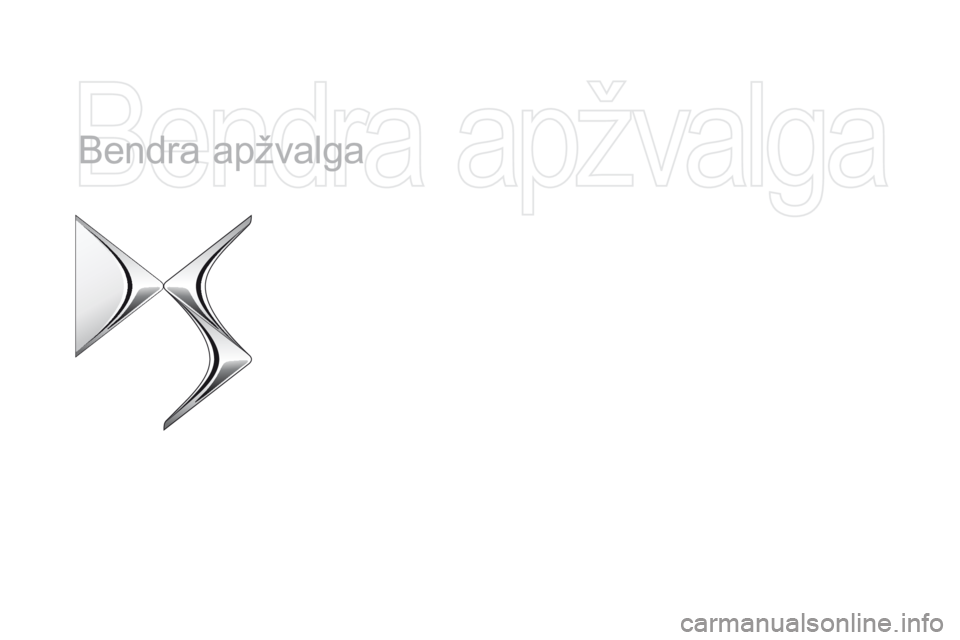 CITROEN DS5 2015  Eksploatavimo vadovas (in Lithuanian) Bendra apžvalga
DS5_lt_Chap00b_vue-ensemble_ed01-2015 