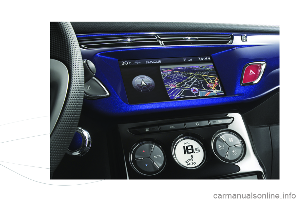 CITROEN DS3 CABRIO 2015  Návod na použitie (in Slovak) DS3_sk_Chap02_ecrans-multifonction_ed01-2014  