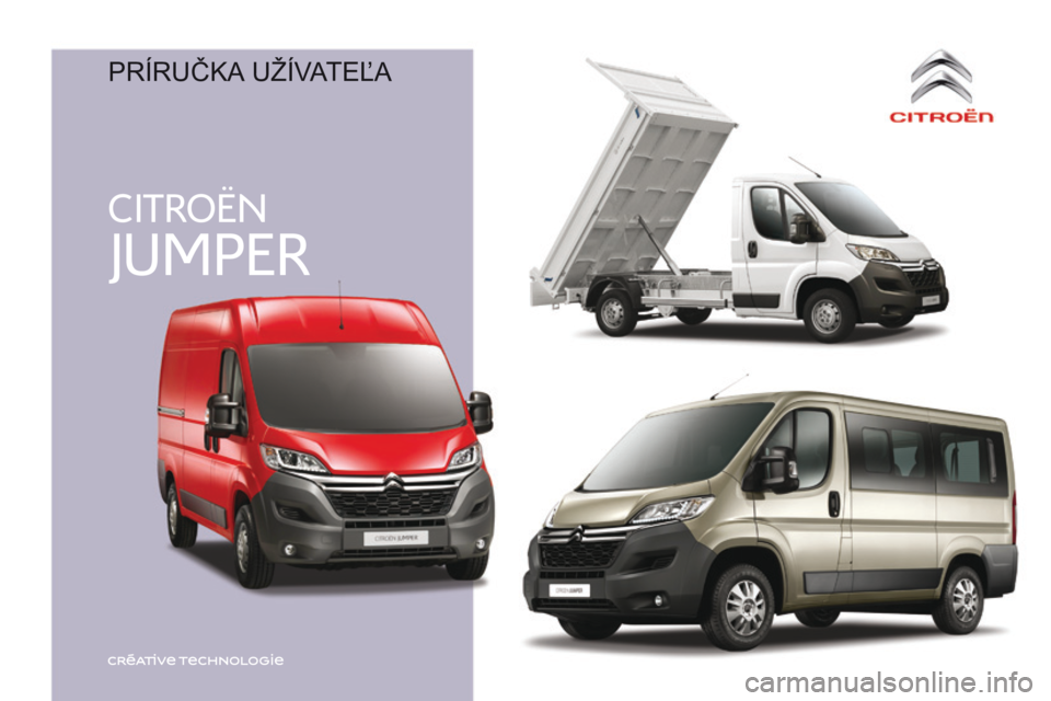 CITROEN JUMPER 2016  Návod na použitie (in Slovak) 