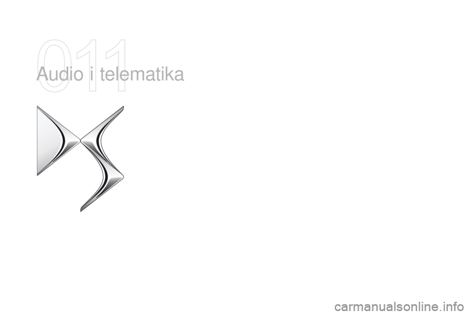CITROEN DS5 HYBRID 2015  Priručnik (in Serbian) DS5_sr_Chap11a_audio_ed01-2015
Audio i telematika  