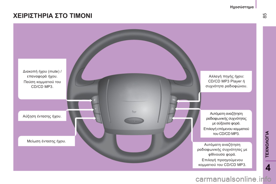 CITROEN JUMPER 2012  ΟΔΗΓΌΣ ΧΡΉΣΗΣ (in Greek)    
 
Ηχοσύστημα
85
4
	