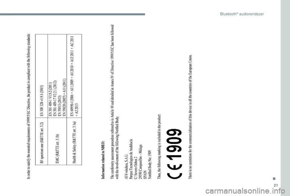 CITROEN JUMPER DISPATCH 2018 Kezelési útmutató (in Hungarian) 21
.
Bl\256 a CITROEN JUMPER DISPATCH 2018 Kezelési útmutató (in Hungarian) 21
.
Bl\256 a