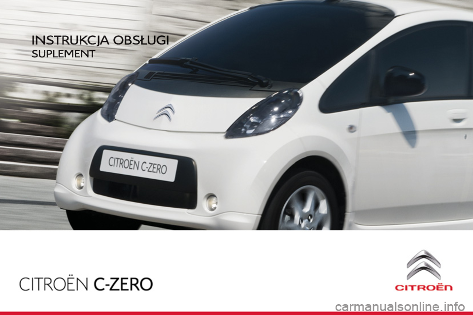 CITROEN C-ZERO 2012  Instrukcja obsługi (in Polish) 