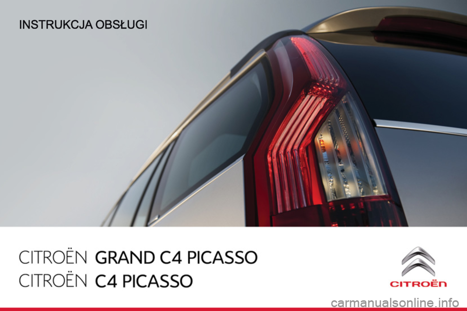 CITROEN C4 PICASSO 2013  Instrukcja obsługi (in Polish) 