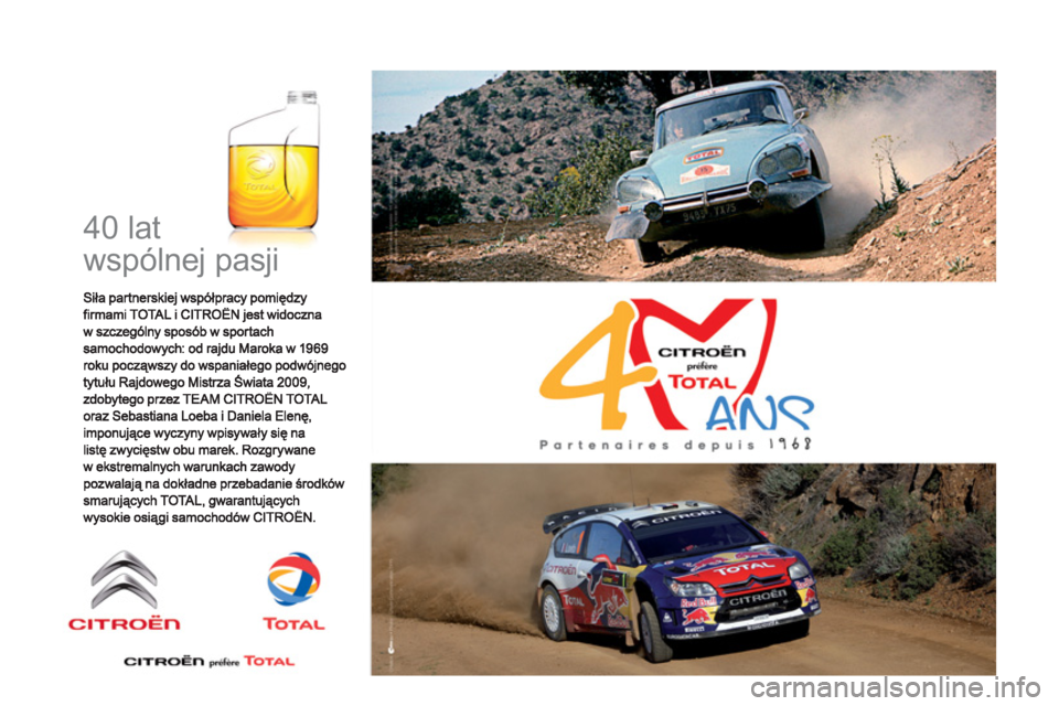 CITROEN DS3 2011  Instrukcja obsługi (in Polish)   40 lat 
wspólnej pasji  