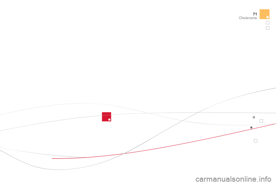 CITROEN DS5 2013  Instrukcja obsługi (in Polish) 71Otwieranie 