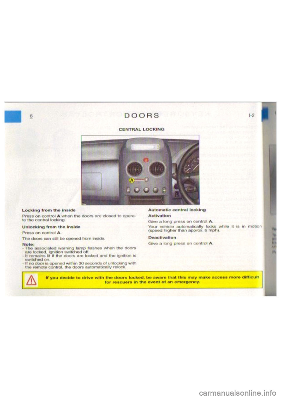 CITROEN BERLINGO VAN 2003  Owners Manual 