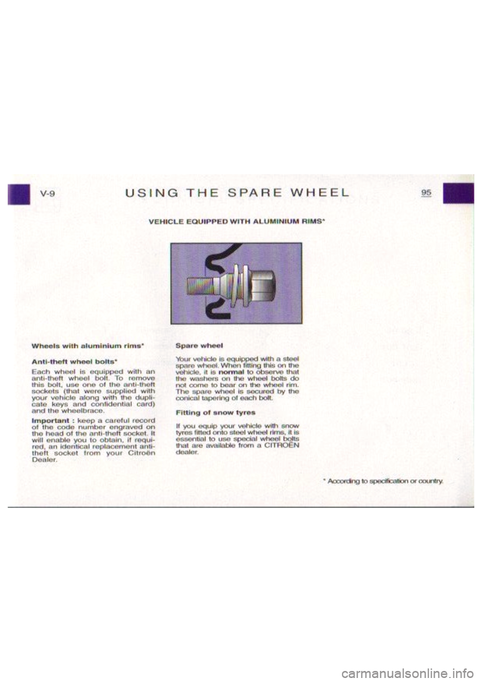 CITROEN BERLINGO VAN 2000  Owners Manual 