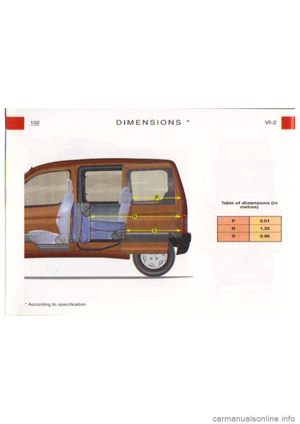 CITROEN BERLINGO VAN 1999  Owners Manual 