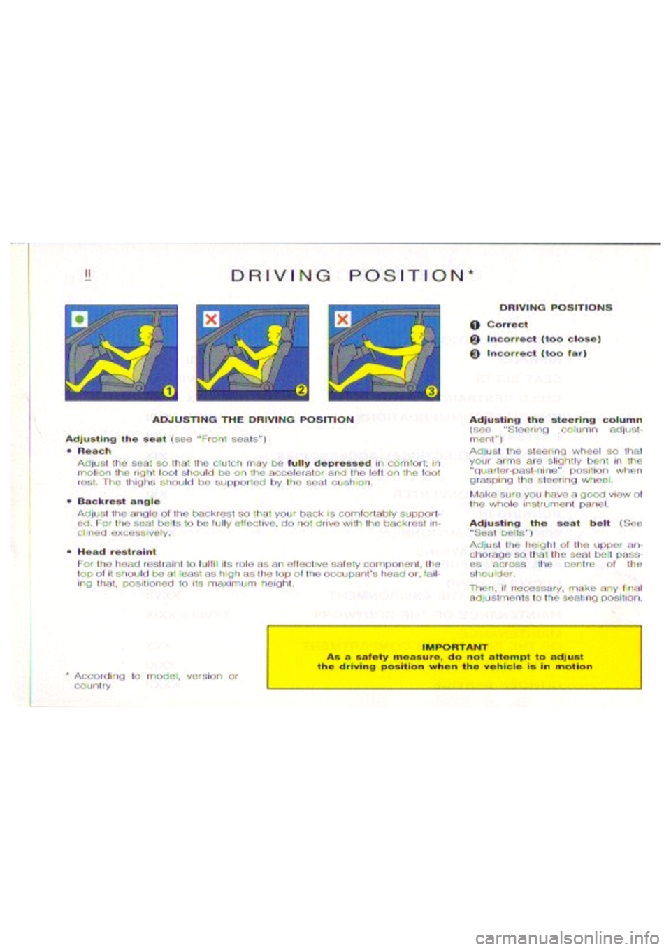 CITROEN BERLINGO VAN 1999  Owners Manual 