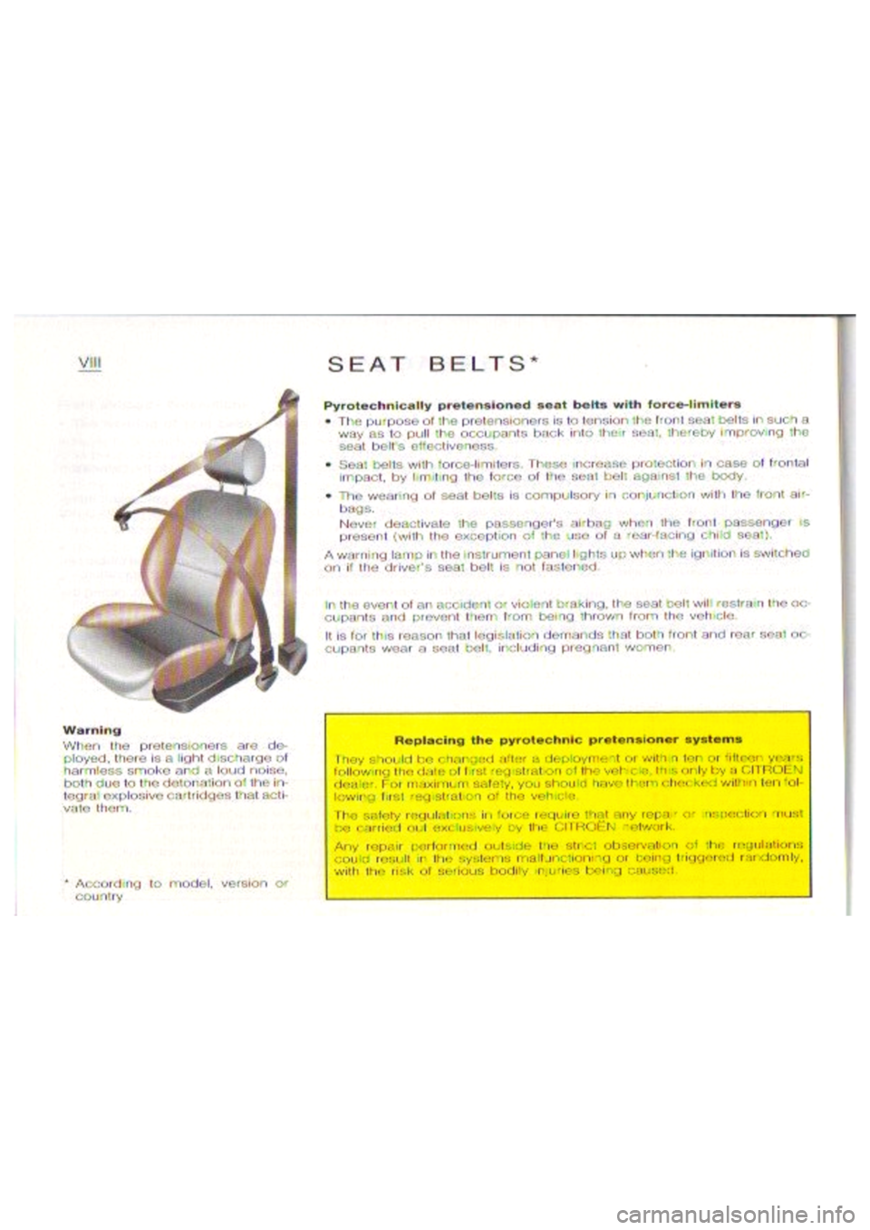 CITROEN BERLINGO VAN 1999  Owners Manual 