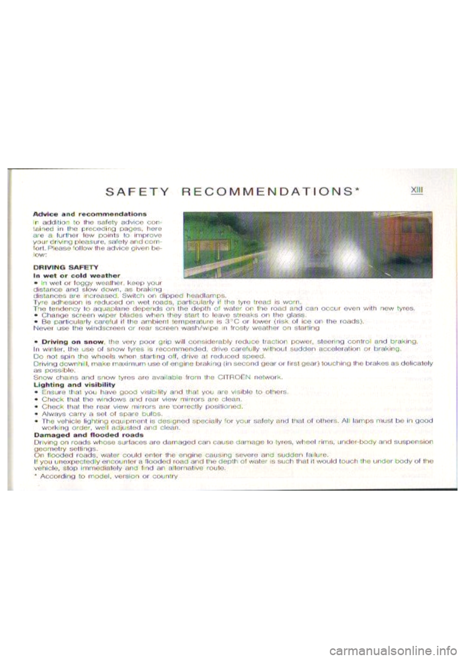 CITROEN BERLINGO VAN 1999  Owners Manual 