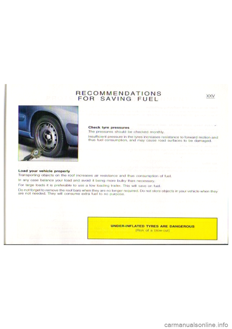 CITROEN BERLINGO VAN 1999  Owners Manual 