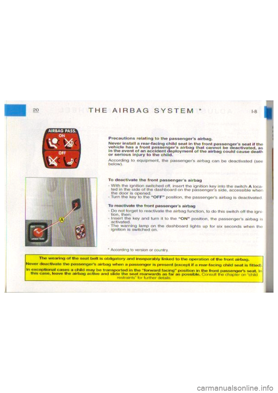 CITROEN BERLINGO VAN 1999 Owners Manual CITROEN BERLINGO VAN 1999 Owners Manual