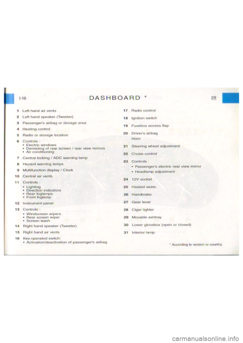 CITROEN BERLINGO VAN 1999 Owners Guide CITROEN BERLINGO VAN 1999 Owners Guide