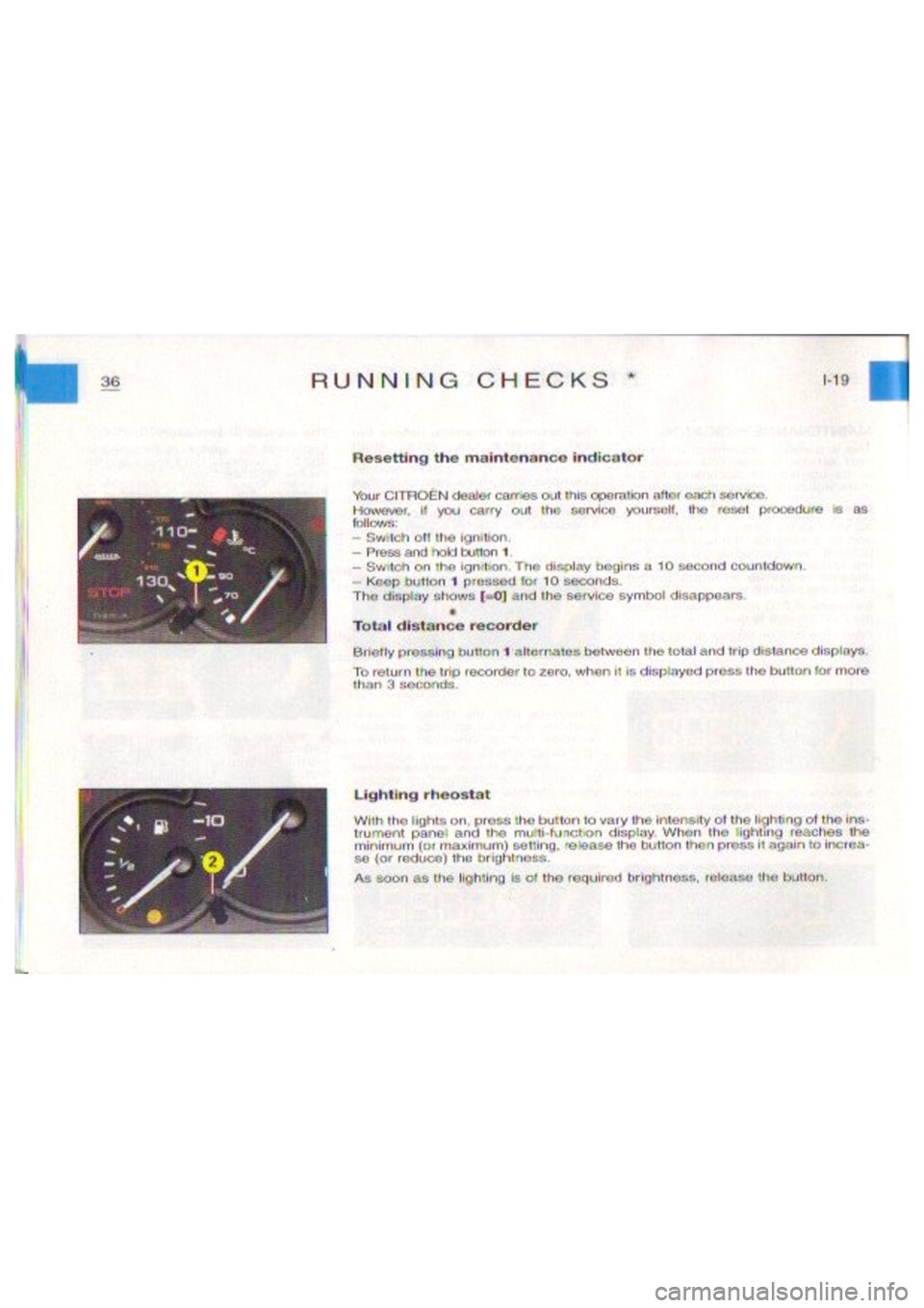 CITROEN BERLINGO VAN 1999 Owners Guide CITROEN BERLINGO VAN 1999 Owners Guide