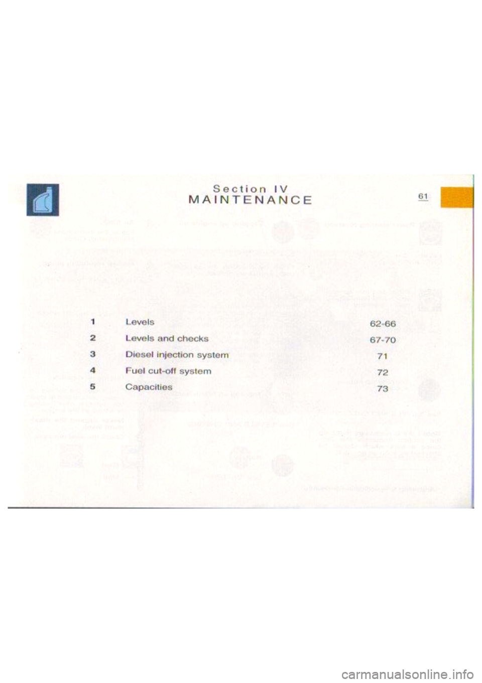 CITROEN BERLINGO VAN 1999 Repair Manual 