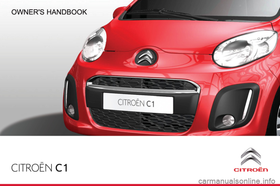 CITROEN C1 2013  Owners Manual 