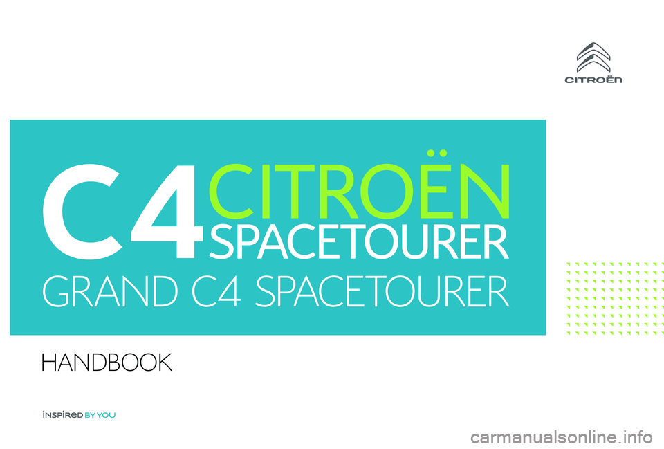 CITROEN C4 SPACETOURER 2022  Owners Manual HANDBOOK 