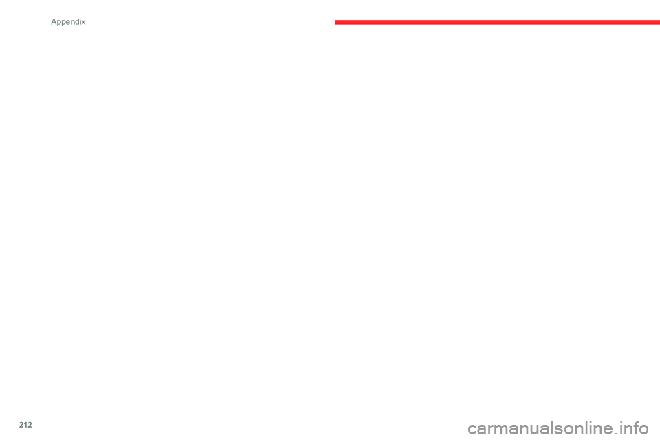 CITROEN C5 2022  Owners Manual 212
Appendix    