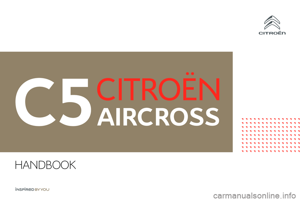 CITROEN C5 AIRCROSS 2021  Owners Manual HANDBOOK 