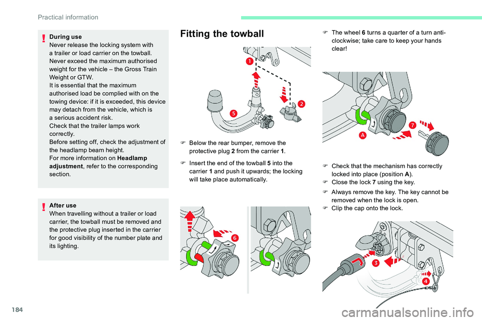 CITROEN C5 AIRCROSS 2019 Owners Manual 184
F The wheel 6 turns a quarter of a turn anti-
clockwise; take care to keep your hands
clear!
F
C
heck that the mechanism has correctly
locked into place (position A ).
F
C
lose the lo CITROEN C5 AIRCROSS 2019 Owners Manual 184
F The wheel 6 turns a quarter of a turn anti-
clockwise; take care to keep your hands
clear!
F
C
heck that the mechanism has correctly
locked into place (position A ).
F
C
lose the lo
