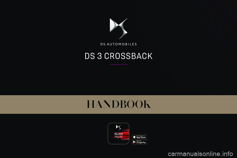 CITROEN DS3 CROSSBACK 2023  Owners Manual  
DS 3 CROSSBACK 
HANDBOOK  