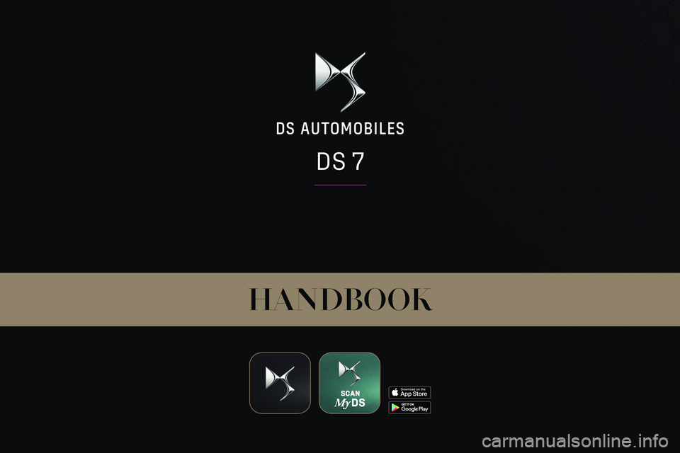 CITROEN DS7 CROSSBACK 2022  Owners Manual  
 
 
 
 
 
DS 7 
HANDBOOK  