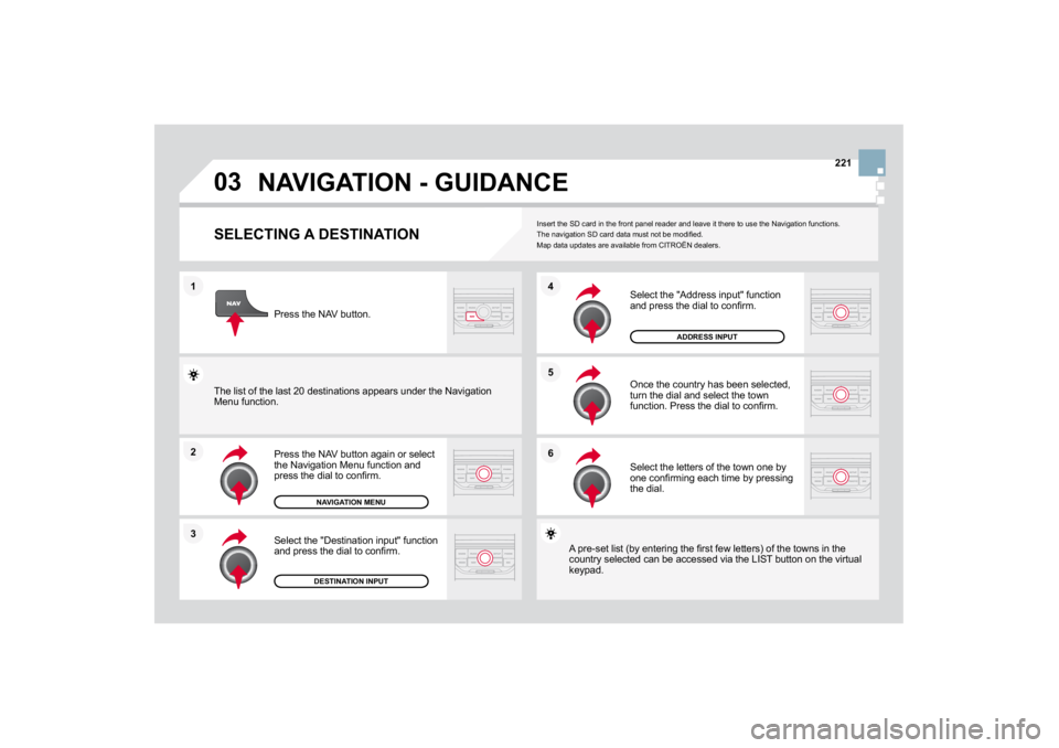 CITROEN DS3 2019  Owners Manual ��
12�
�
��221
��1�$�9�,
�*
�$�7 �,
�2
�1���
�*�8
�,��$�1�&�(
�6�(�/�(�&�7�,�1
�*��$���(
�6�7�,�1�$�7�,
�2�1�
�3�U�H�V�V��W
�K�H��1�$�9
��E�X�W�W�R�Q��D�J�D
�L�Q��R�U��V�H
�O�H�F�