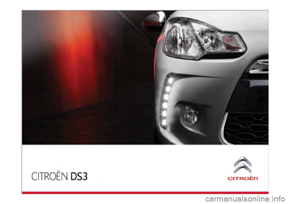 CITROEN DS3 2009  Owners Manual 