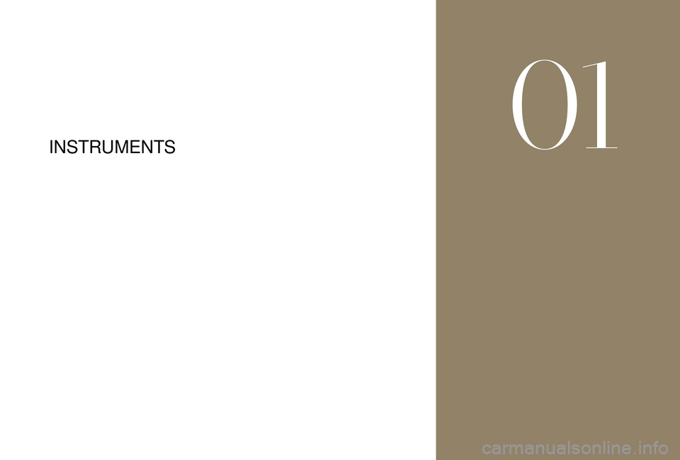 CITROEN DS4 2018 User Guide INSTRUMENTS
01  